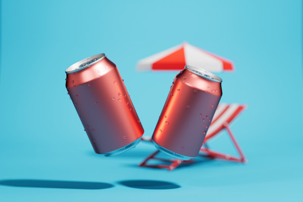 3d渲染饮料和水图片下载