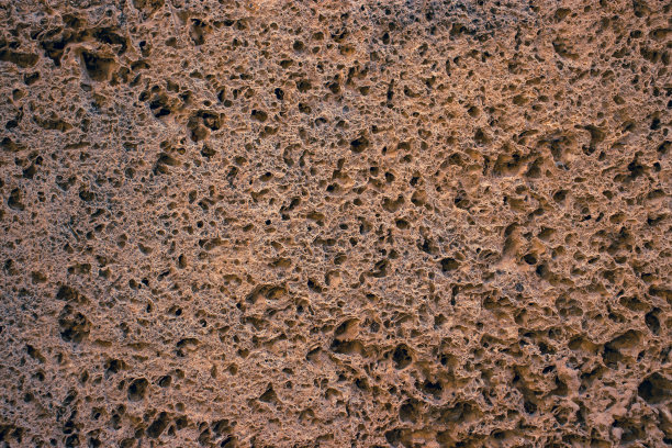 近距离旧棕色砖纹理砂岩概念照片。地中海式建筑，都市生活。图片下载