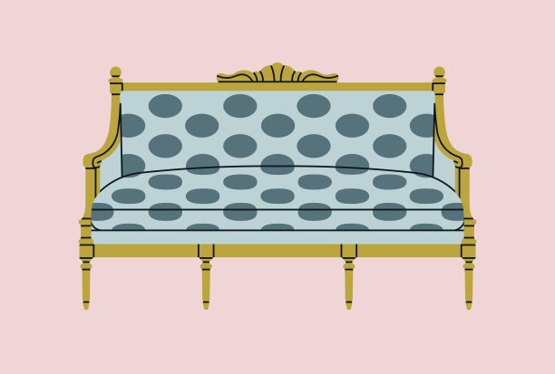 有沙发的海报。图片下载