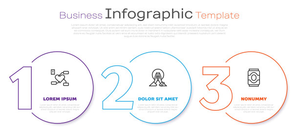养生养生养生行，禅修和汽水罐。业务信息图表模板。向量图片下载
