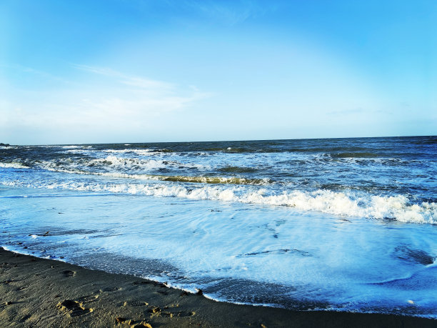 冬天波罗的海费尔马恩岛的自然风光照片图片下载