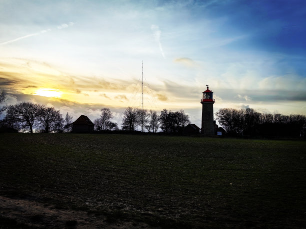 冬天波罗的海费尔马恩岛的自然风光照片图片下载