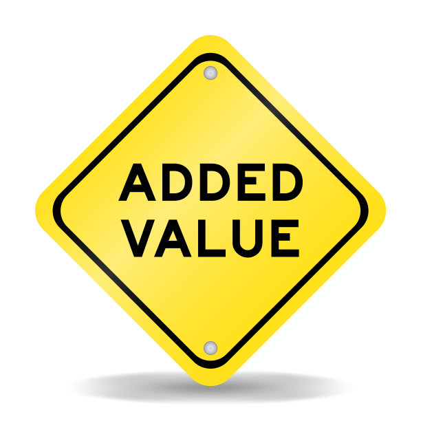 黄色运输标志，白底加值字图片下载