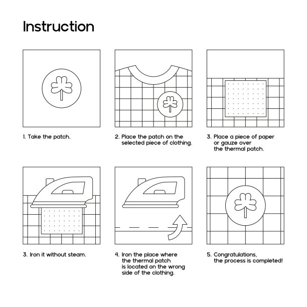熨烫衣服补丁。图片教学。图片下载