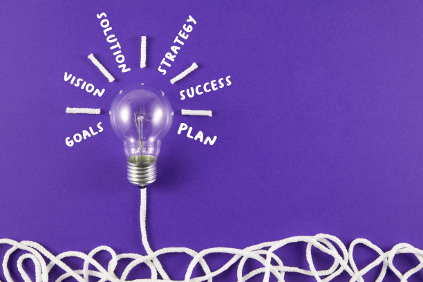 灯泡与线材的新概念图片下载