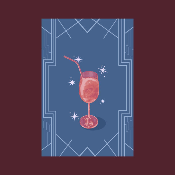 海报。当代艺术拼贴。创意复古艺术品。复古滤镜配以柑橘和冰装饰吸管的阿佩罗鸡尾酒。图片下载