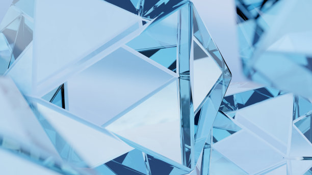 时尚的背景与多边形晶体形式图片下载