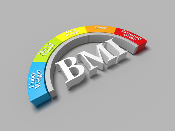BMI。简称体重指数。健康生活方式理念图片下载