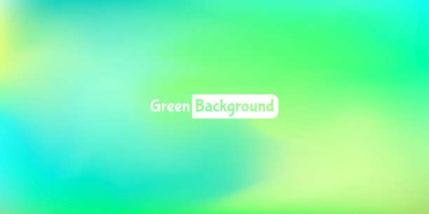 散焦的绿色梯度抽象背景图片下载