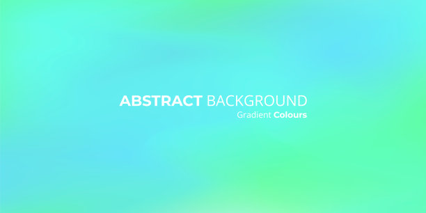 散焦的绿色梯度抽象背景图片下载