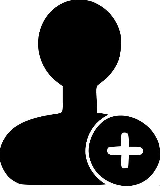 添加用户图标矢量符号设计说明图片下载