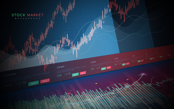 加密货币数字股票市场图表图片下载