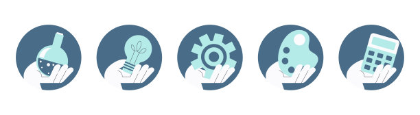 STEAM教育图标set_02图片下载