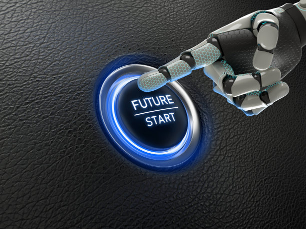 汽车引擎未来启动按钮图片下载