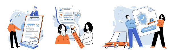 汽车、财产、人寿、医疗保险。医疗保健融资方案允许医疗服务的灵活性图片下载