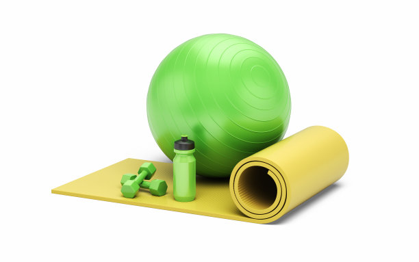 健身和运动设备，对象+阴影剪辑路径图片下载