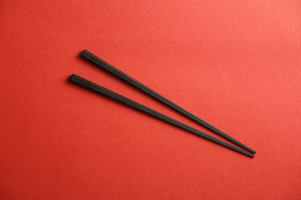 红底筷子图片下载