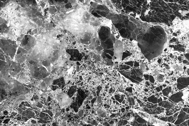 人造黑白大理石图案。特写照片纹理图片下载