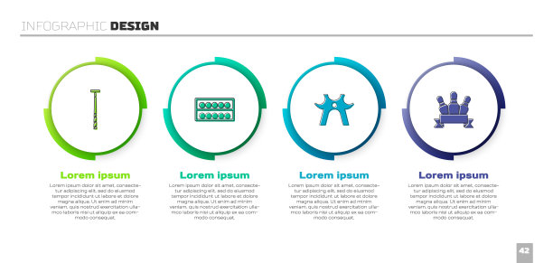 设置球杆、球架、休息架和保龄球瓶。业务信息图表模板。向量图片下载