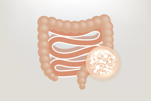 白色益生菌广告概念与化妆品广告背景准备使用插图向量。图片下载