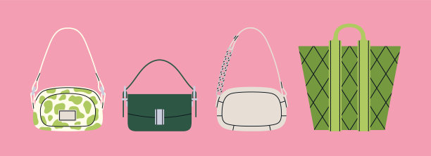 搭配不同风格的手袋。图片下载