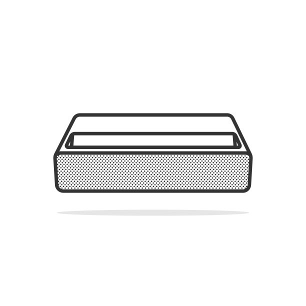会议室里的现代激光投影仪。图片下载