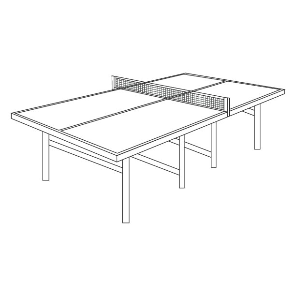 table tennis court icon vector图片下载