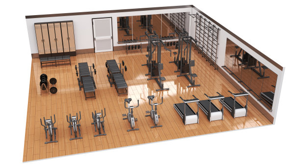等距健身房内部图片下载
