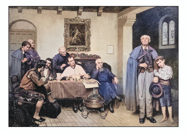 古玩写真:室内人物图片下载