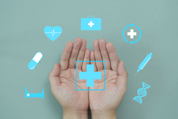 医疗保健概念，健康，老人，疾病护理，医生，护士，医疗保健，医疗图标，健康和获取医疗保健。图片下载