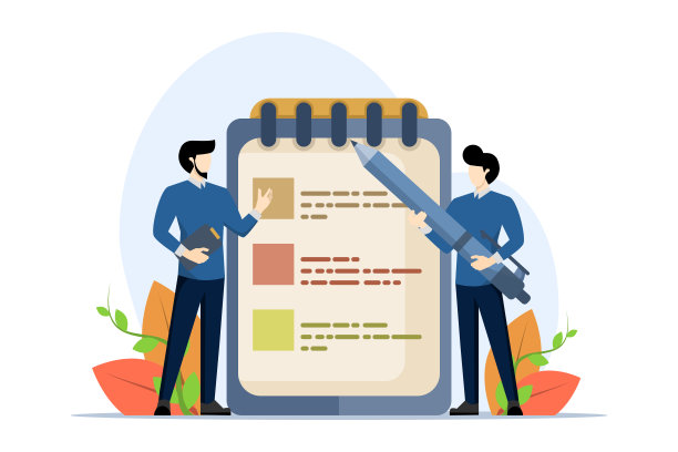 计划或生产力的概念，商人拿着铅笔和笔记本做笔记。为学习和工作做笔记，是记录重要信息、总结或结论的有效方式。图片下载