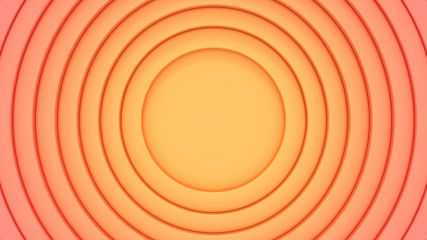 抽象黄色圆圈背景。图片下载