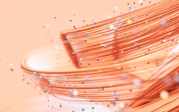 流畅的曲线线条背景，3d渲染。图片下载