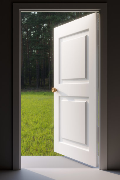 门半开着图片下载