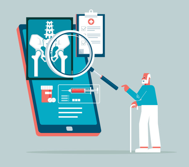 骨-检查表-老人图片下载