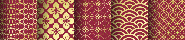 中国新年图案插画图片下载