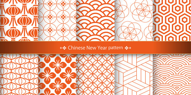 中国新年图案插画图片下载