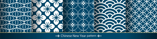 中国新年图案插画图片下载