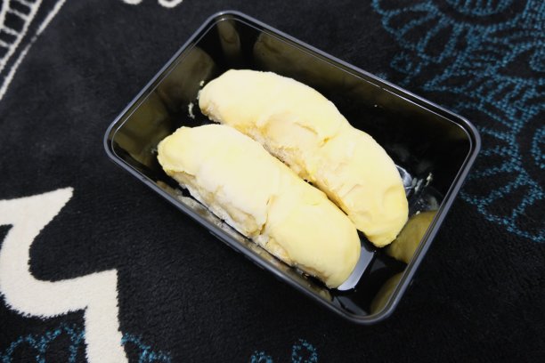 袋装冷冻榴莲，东南亚流行水果图片下载