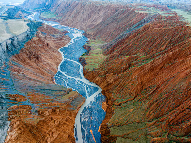 安吉海大峡谷航拍图图片下载