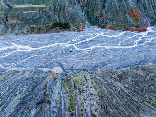 安吉海大峡谷航拍图图片下载