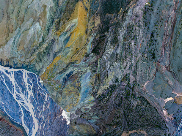 安吉海大峡谷航拍图图片下载