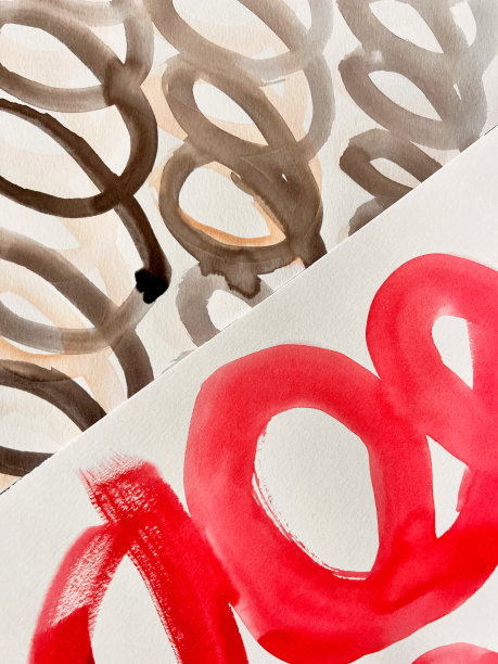 两个手绘涂鸦背景图片下载