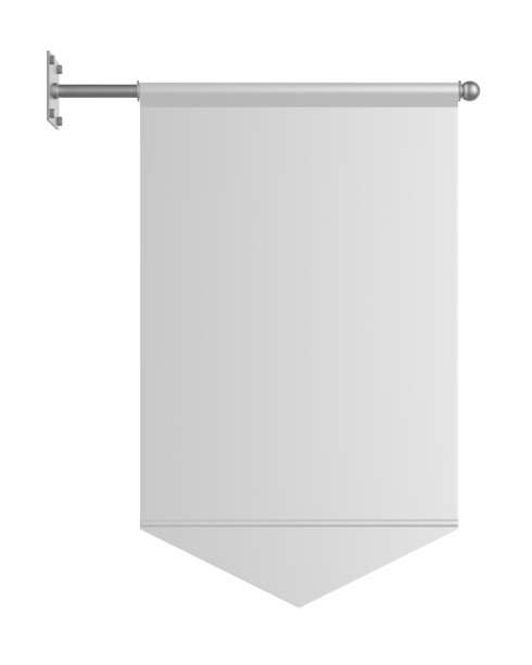 旗杆横幅。图片下载