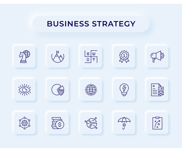 业务策略线图标图片下载