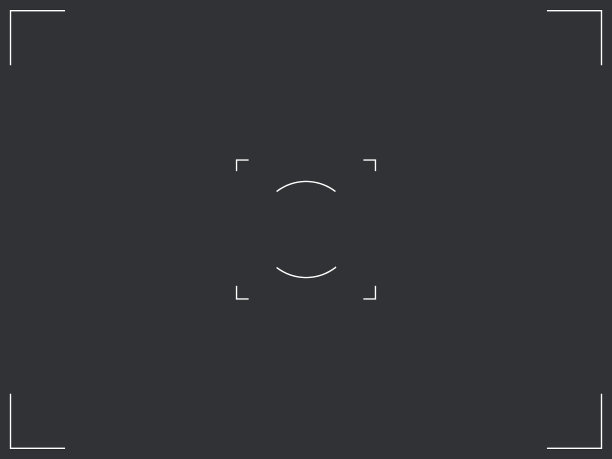 相机画框取景器屏幕上的照片，录像机数码显示与相机画框。矢量目标插图黑色背景。图片下载