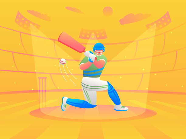 击球手的辉煌，阳光下板球的胜利，板球运动员击球图片下载