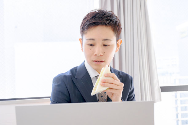 三明治和商人图片下载