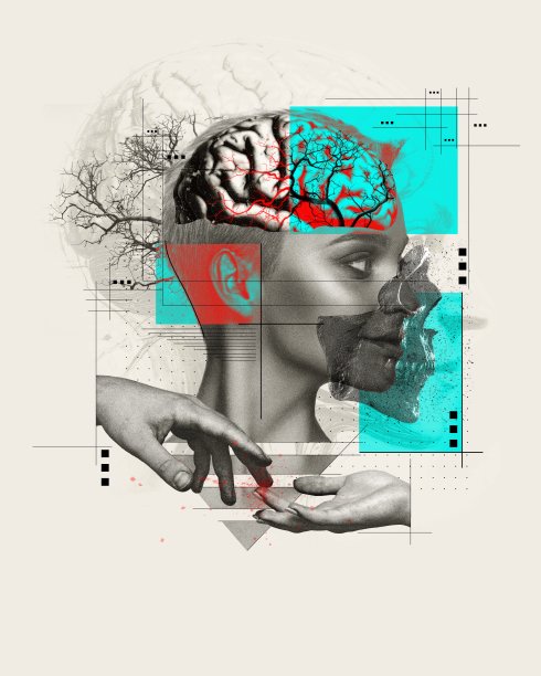 这是一部关于记忆操纵和身份的心理惊悚片。神经科学研讨会的海报图片下载