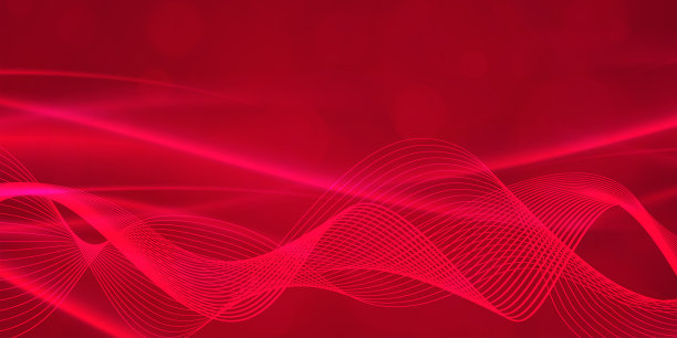 数字技术未来互联网网络连接红色背景，抽象云网络信息通信，Ai大数据科学，创新未来科技，线点插画矢量3d图片下载